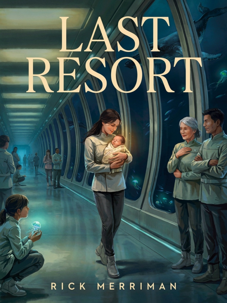 The firrst baby, Daniel is born to the prototyp underwater city proving humanity can surrvive and thrive in the story Last resort