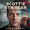 A Man in a dismal apartment is connected to virtual reality via a port in his temple in the story Scott's 5th Year